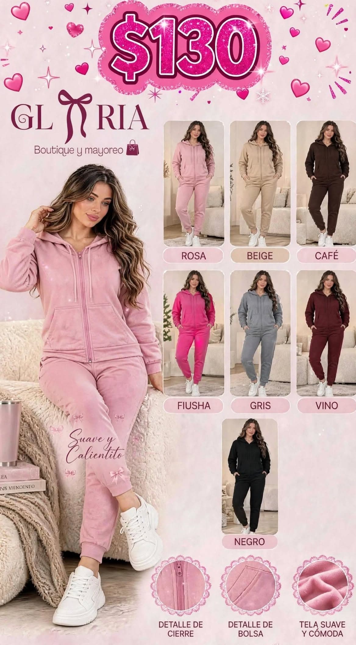 Conjunto deportivo Gloria Suave y Calientito